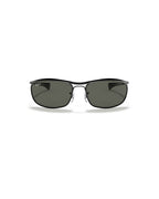 Olympian I Deluxe Sunglasses - Black/G-15 Green Polarised - Ray-Ban