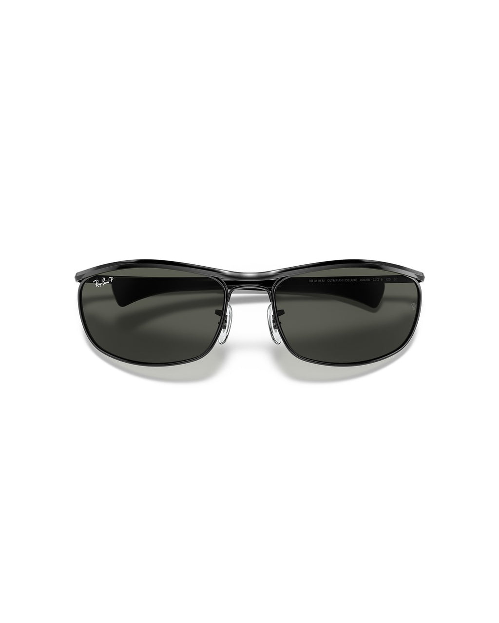 Olympian I Deluxe Sunglasses - Black/G-15 Green Polarised - Ray-Ban