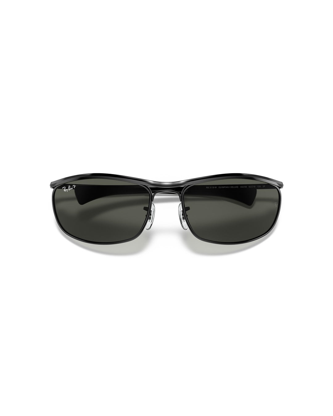 Olympian I Deluxe Sunglasses - Black/G-15 Green Polarised - Ray-Ban