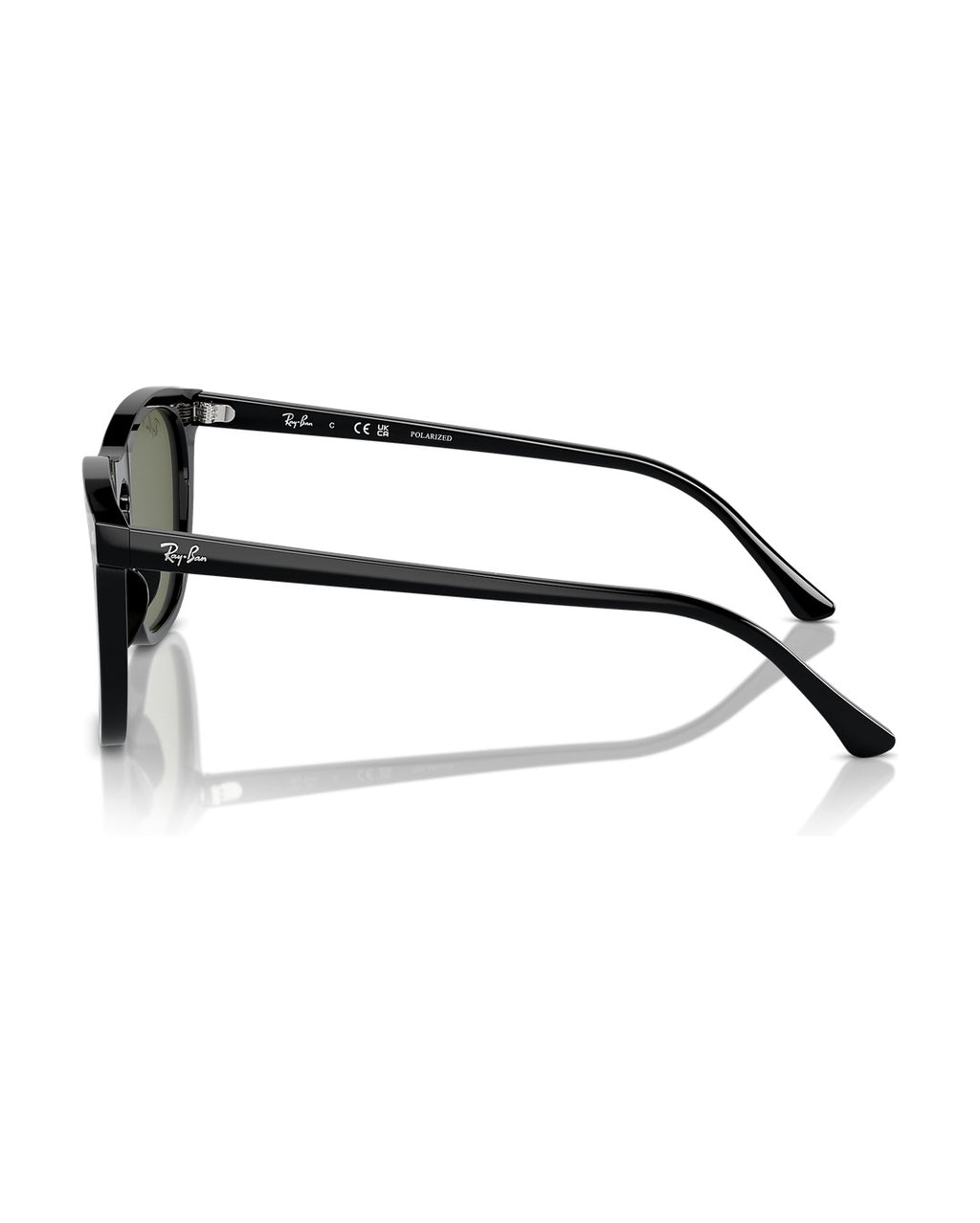 Ray-Ban RB2210 Sunglasses - Black/Green Polarized | Wally NZ