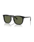 RB2210F Low Bridge Fit Sunglasses - Black/Green Polarized - Ray-Ban