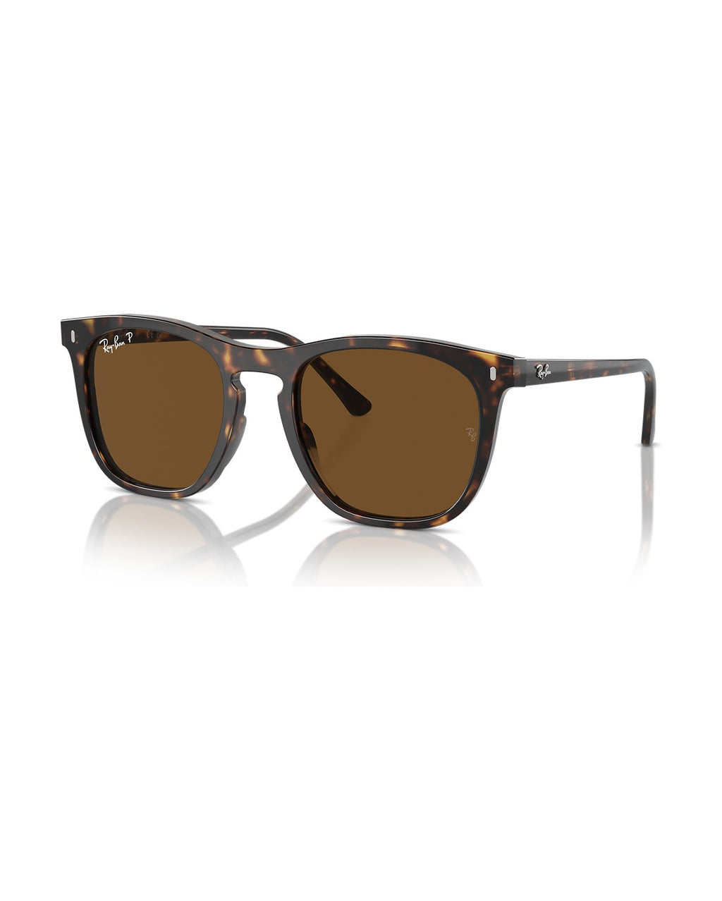 RB2210F Low Bridge Fit Sunglasses - Havana/Brown Polarized - Ray-Ban