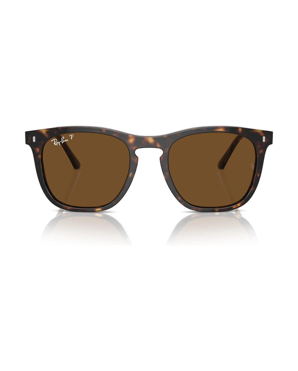 RB2210F Low Bridge Fit Sunglasses - Havana/Brown Polarized - Ray-Ban