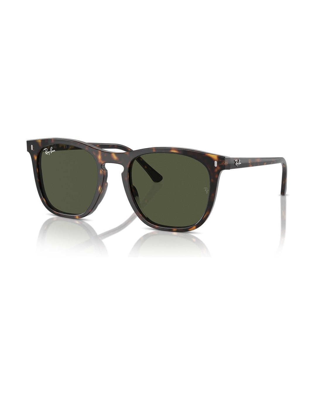 RB2210F Low Bridge Fit Sunglasses - Havana/Green - Ray-Ban