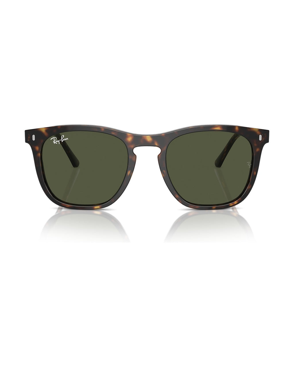 RB2210F Low Bridge Fit Sunglasses - Havana/Green - Ray-Ban