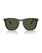 RB2210F Low Bridge Fit Sunglasses - Havana/Green - Ray-Ban