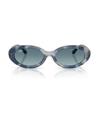RB2223 Sunglasses - Opal Blue Havana/Blue Gradient Grey - Ray-Ban