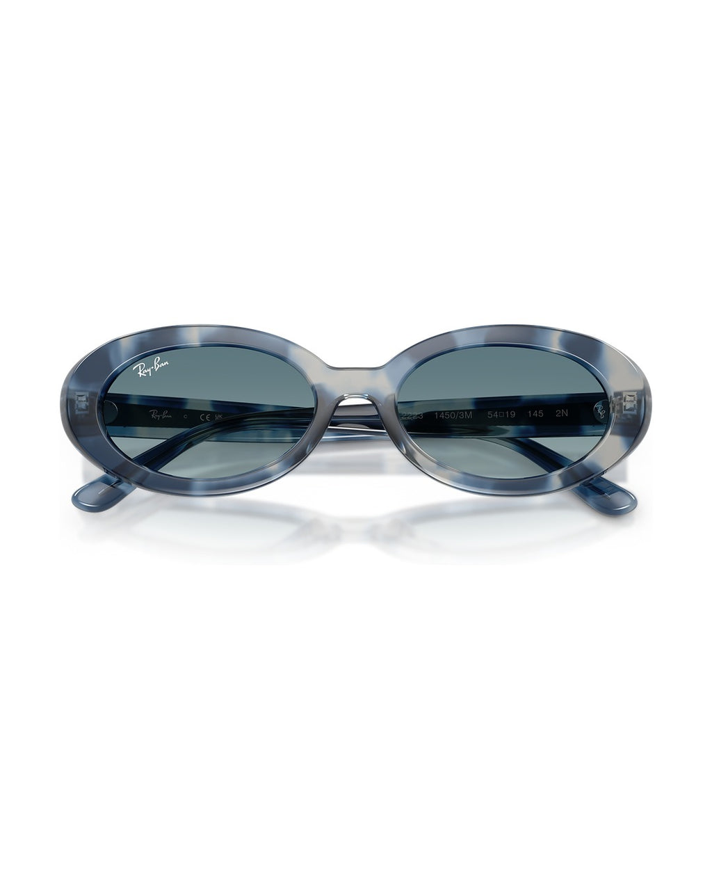 RB2223 Sunglasses - Opal Blue Havana/Blue Gradient Grey - Ray-Ban