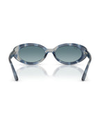 RB2223 Sunglasses - Opal Blue Havana/Blue Gradient Grey - Ray-Ban