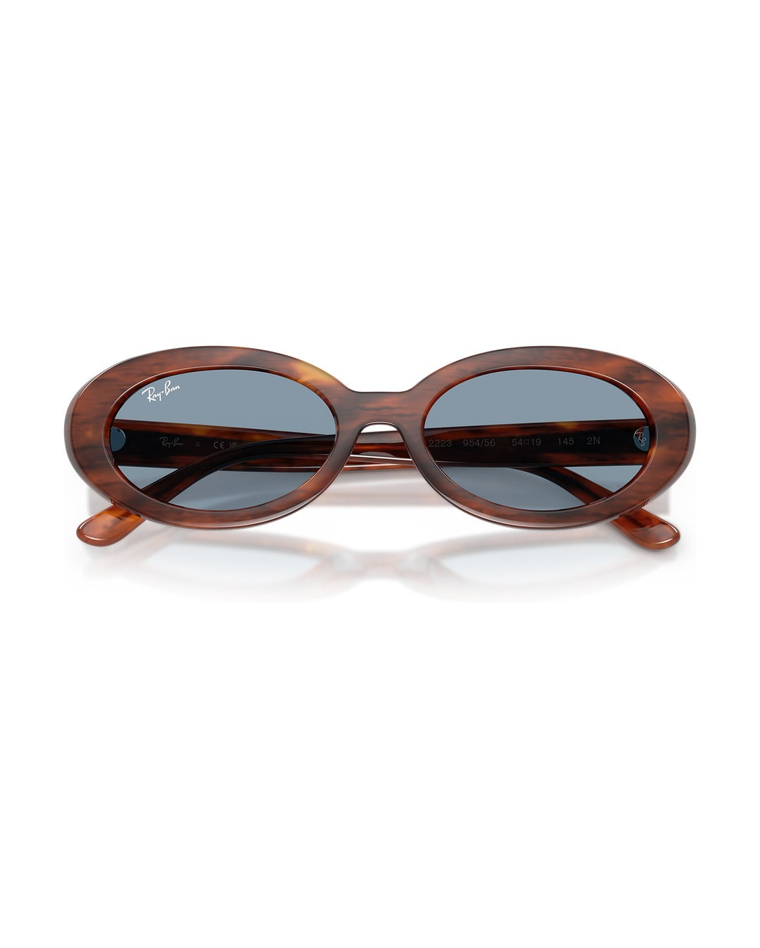 RB2223 Sunglasses - Striped Havana/Blue - Ray-Ban