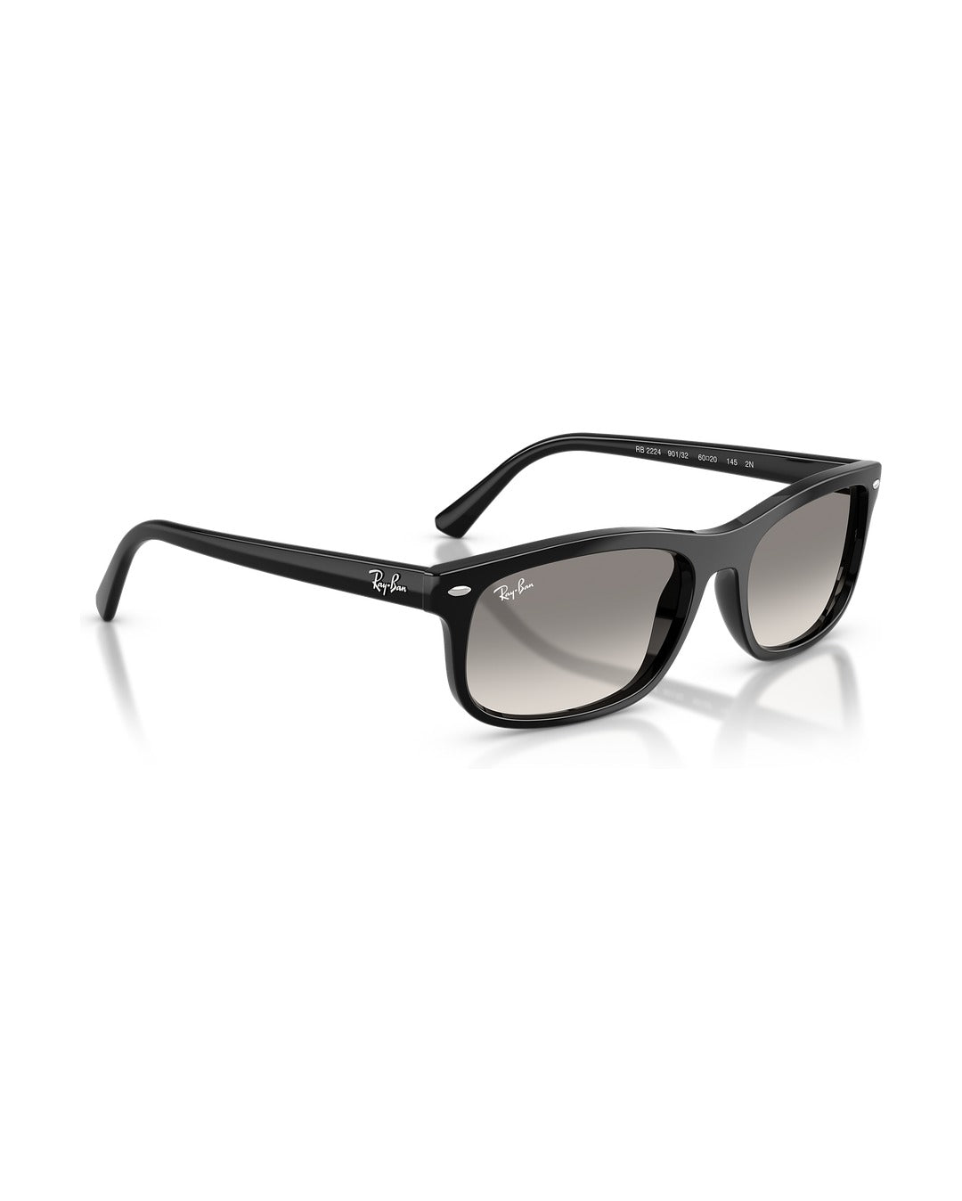 RB2224 Sunglasses - Black/Clear Gradient Grey - Ray-Ban