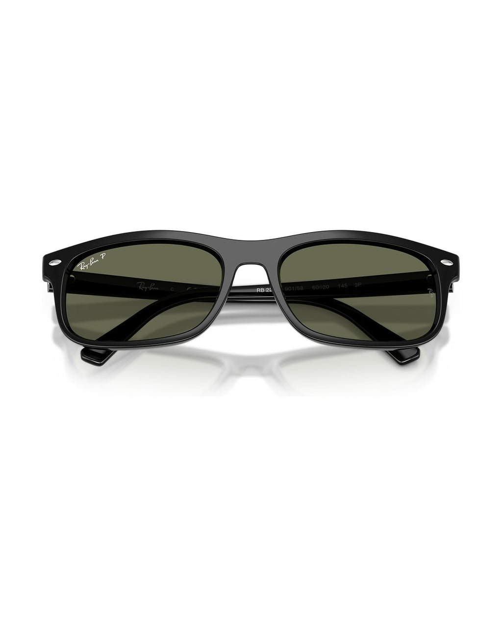 RB2224 Sunglasses - Black/Polarized Green - Ray-Ban