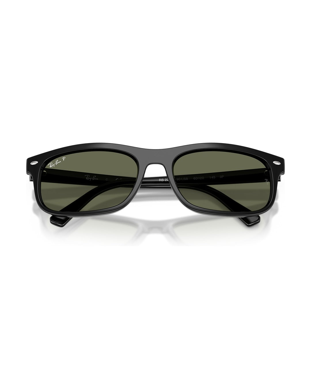 RB2224 Sunglasses - Black/Polarized Green - Ray-Ban