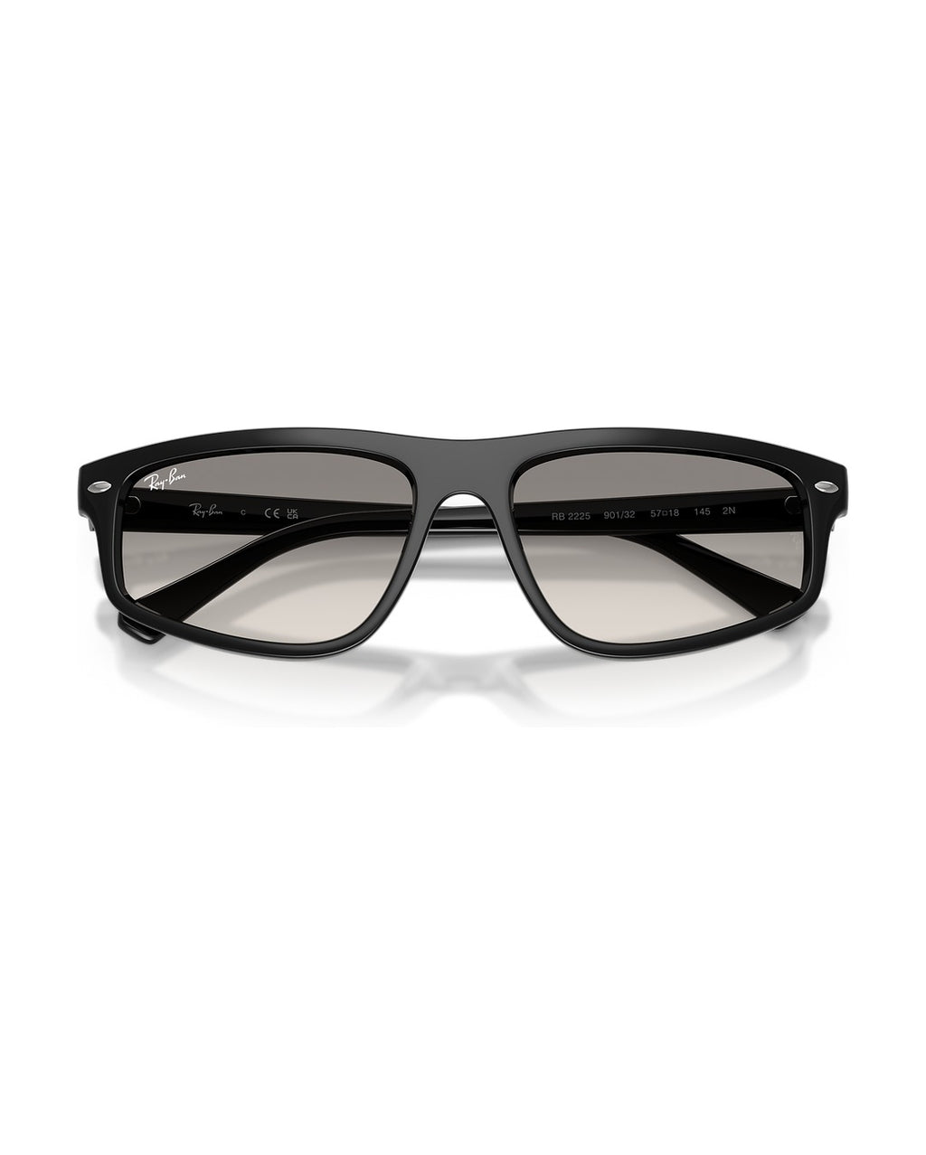 RB2225 Sunglasses - Black/Clear Gradient Grey - Ray-Ban