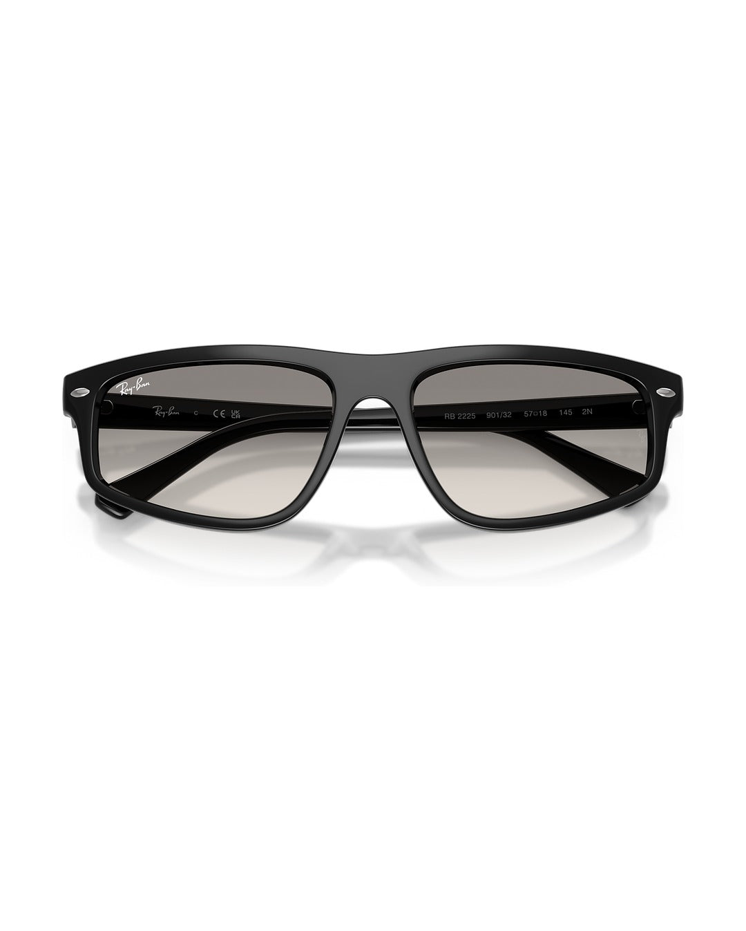 RB2225 Sunglasses - Black/Clear Gradient Grey - Ray-Ban