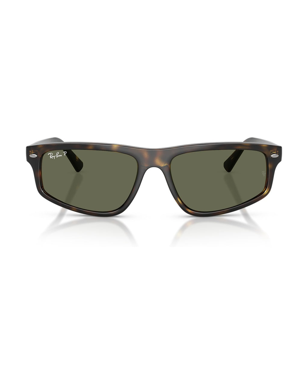 RB2225 Sunglasses - Havana/Green Polarized - Ray-Ban