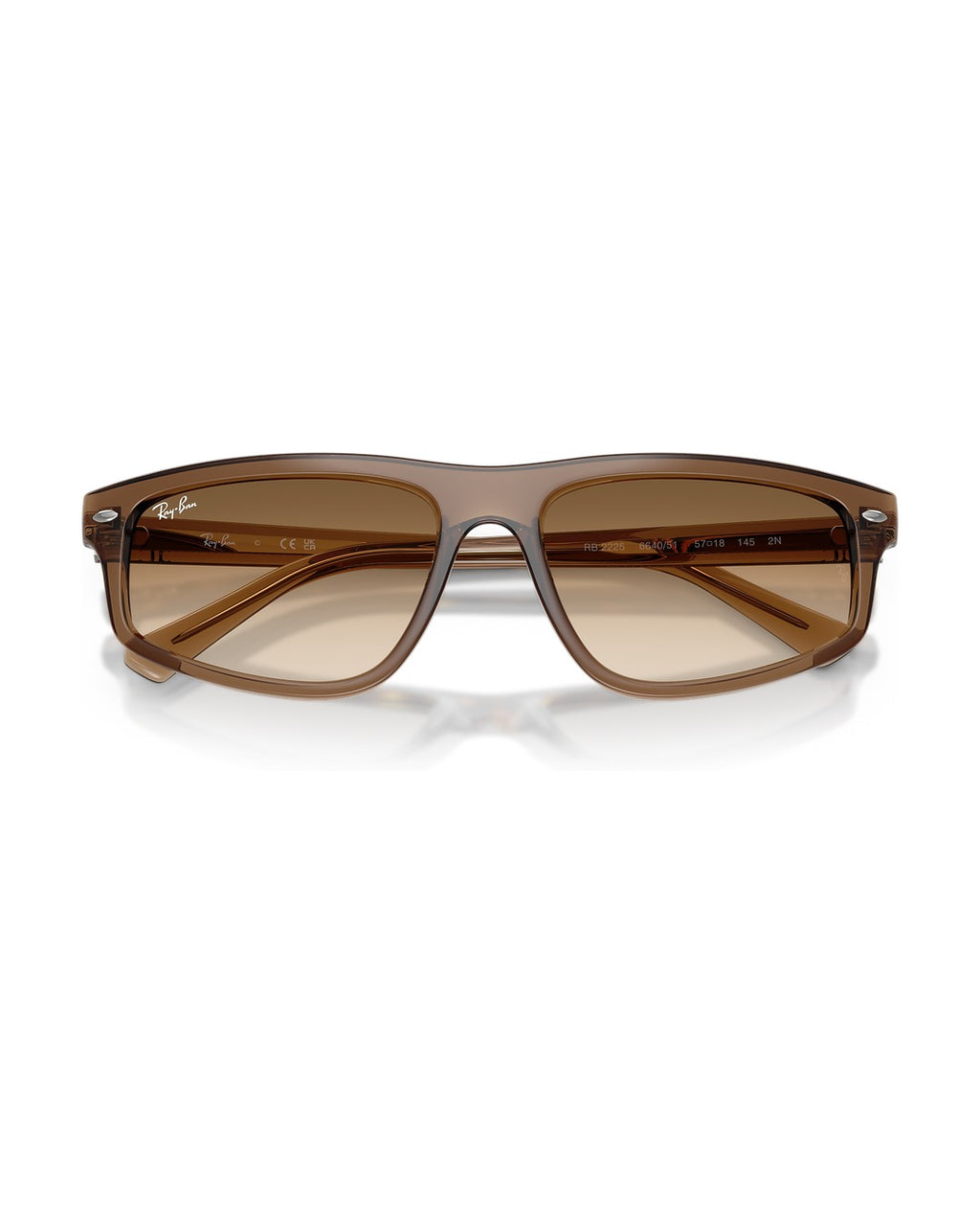 RB2225 Sunglasses - Transparent Light Brown/Clear Gradient Brown - Ray-Ban