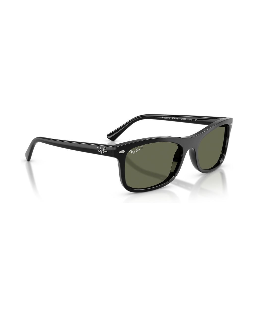 RB2226 Sunglasses - Black/Green Polarized - Ray-Ban