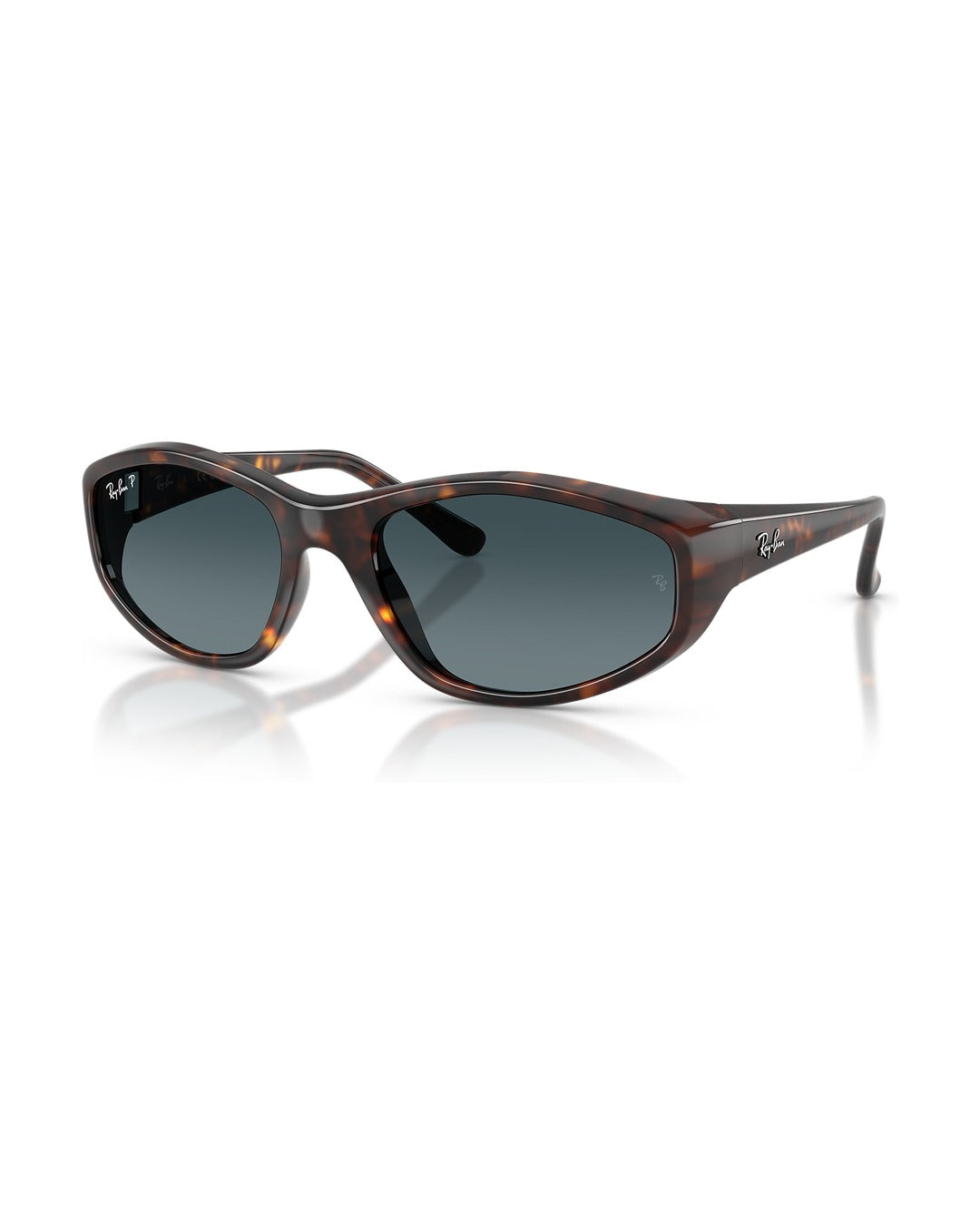 RB2228 Sunglasses - Havana/Polarized Light Blue Gradient - Ray-Ban