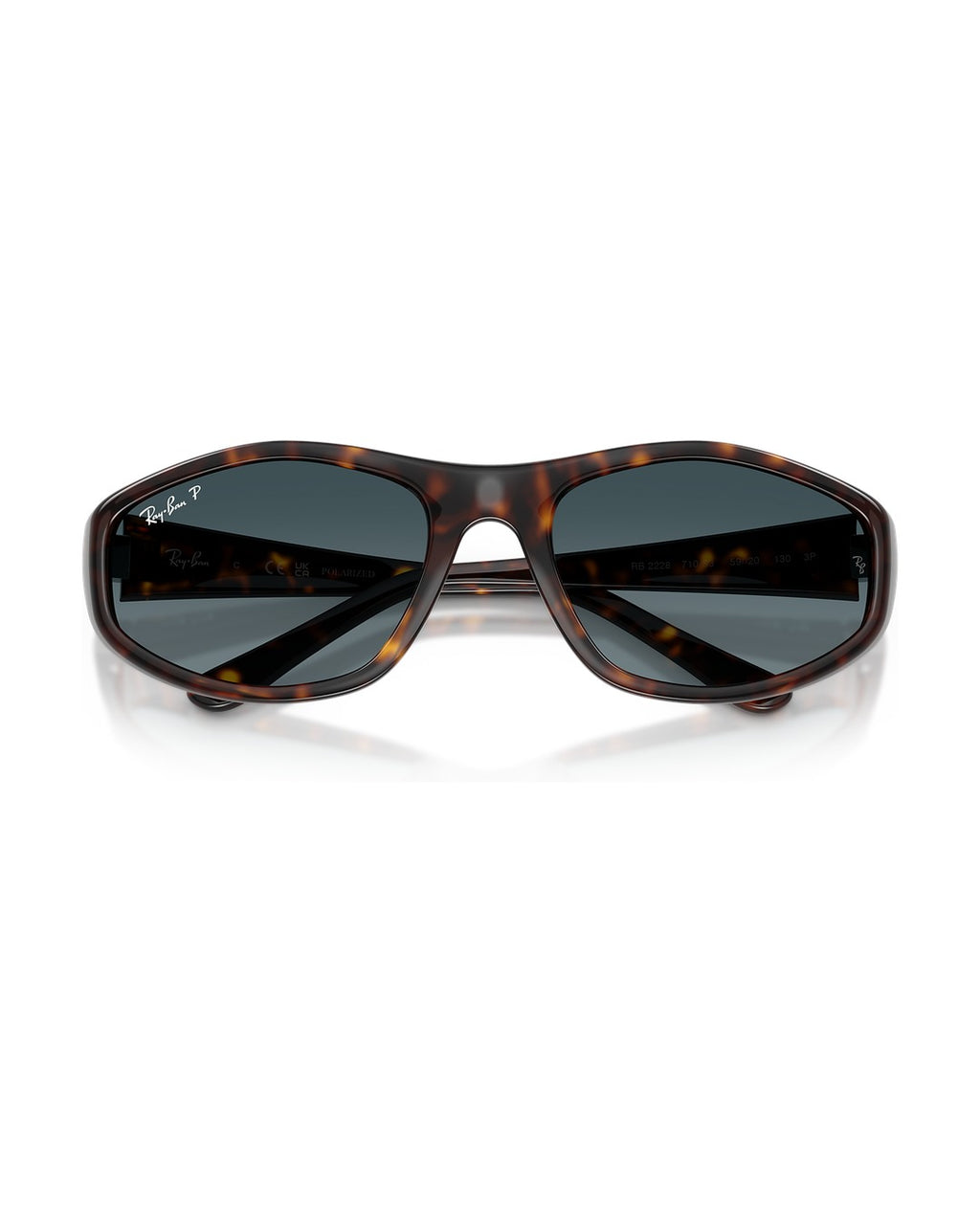 RB2228 Sunglasses - Havana/Polarized Light Blue Gradient - Ray-Ban