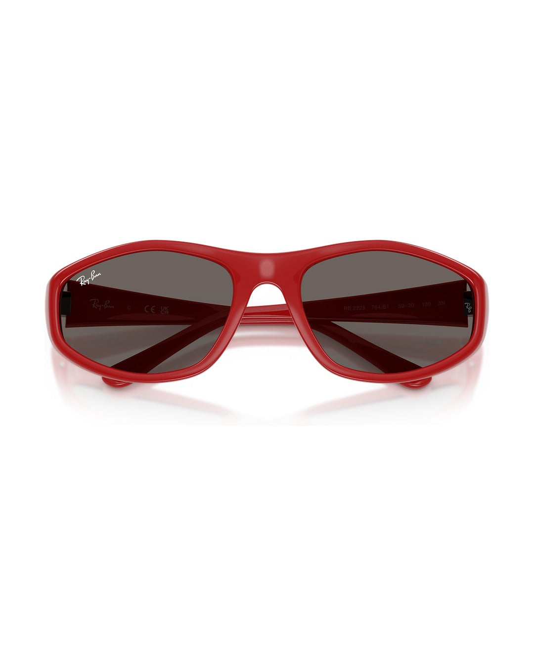 RB2228 Sunglasses - Red/Dark Grey - Ray-Ban