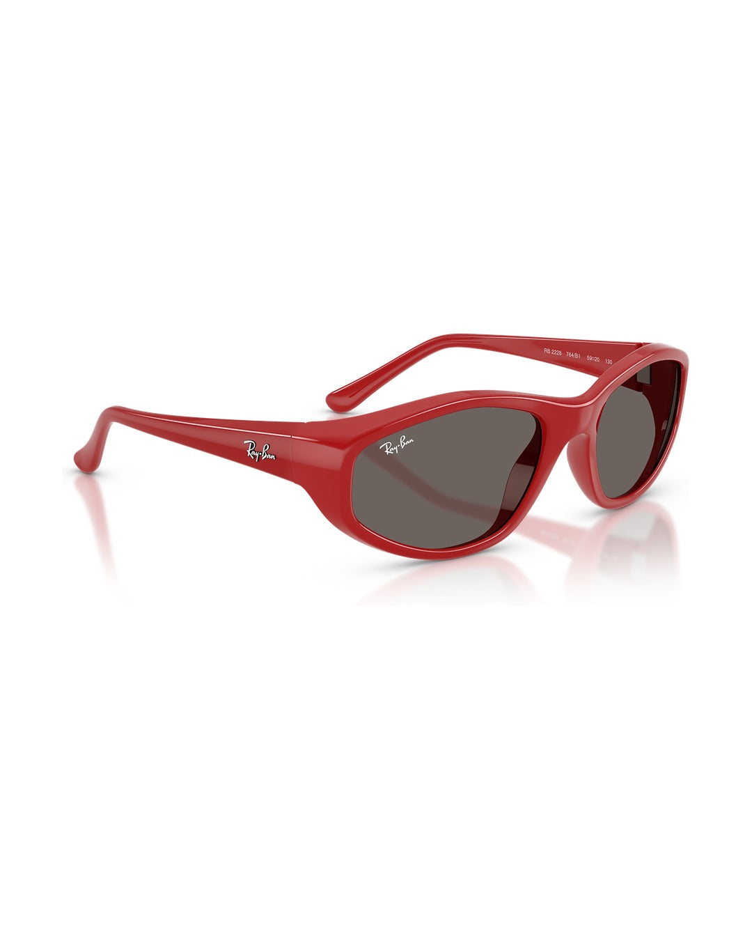 RB2228 Sunglasses - Red/Dark Grey - Ray-Ban