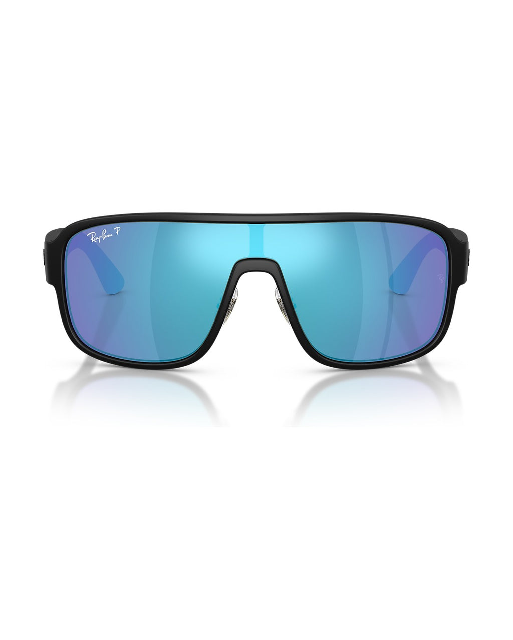 RB2229 Sunglasses - Black/Green Mirror Silver Polarised+ - Ray-Ban