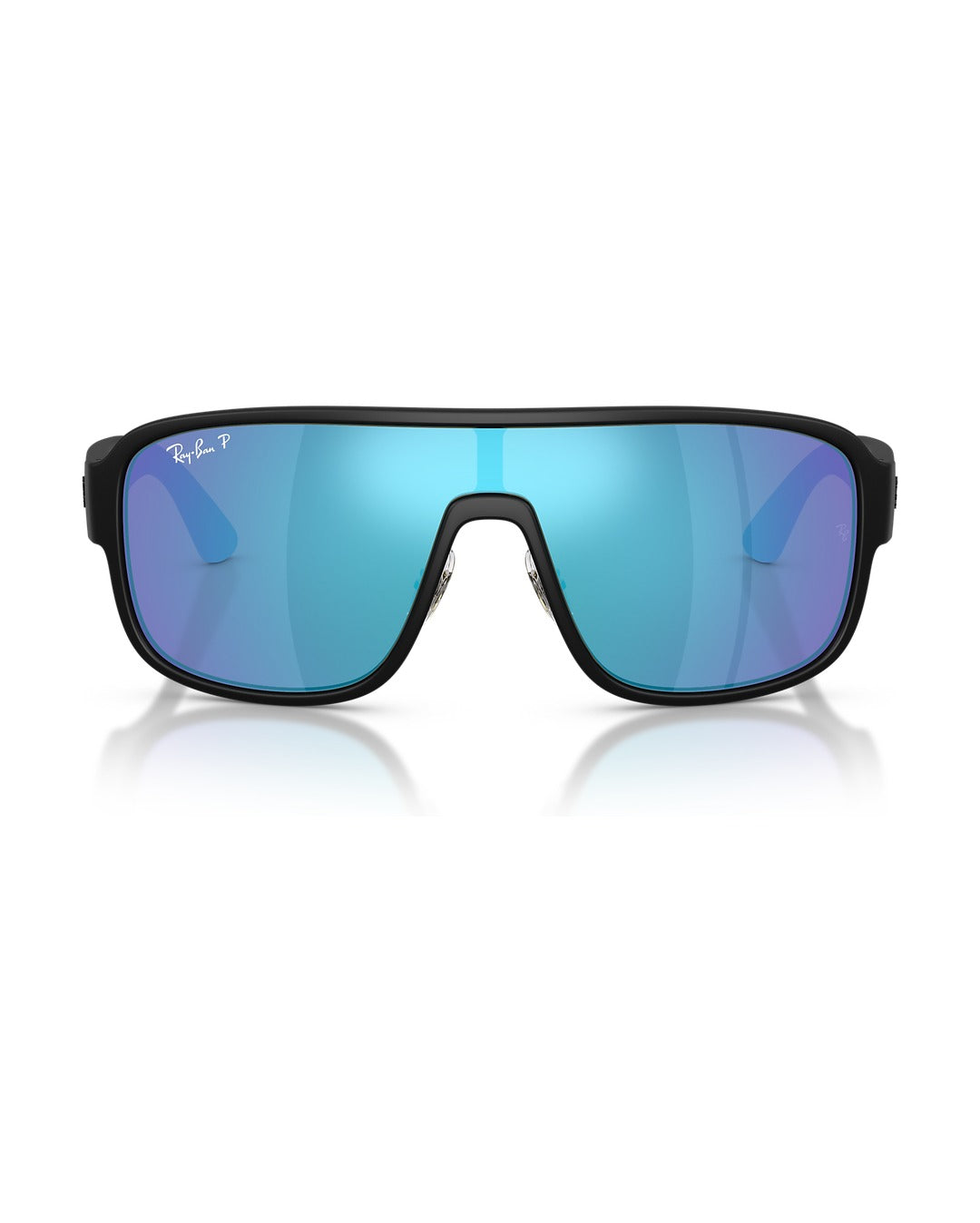 RB2229 Sunglasses - Black/Green Mirror Silver Polarised+ - Ray-Ban
