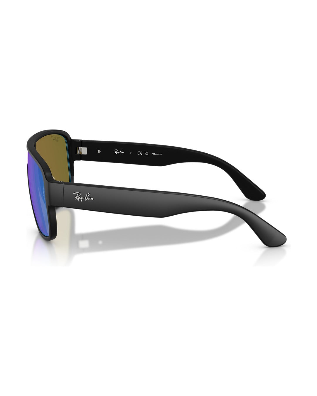 RB2229 Sunglasses - Black/Green Mirror Silver Polarised+ - Ray-Ban