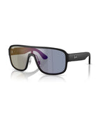 RB2229 Sunglasses - Matte Black/Dark Blue Mirror Violet - Ray-Ban