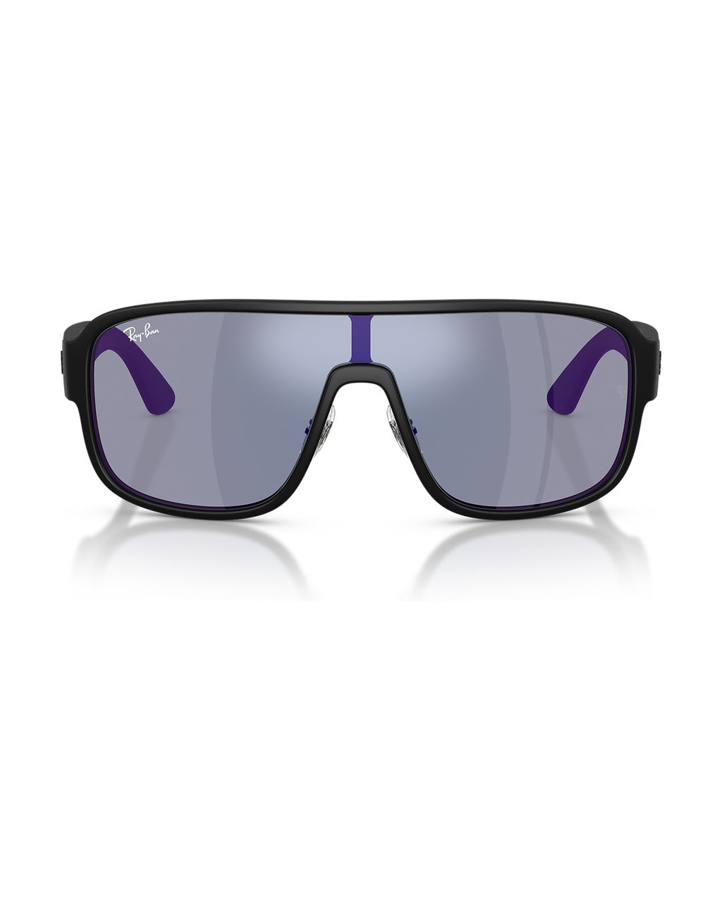 RB2229 Sunglasses - Matte Black/Dark Blue Mirror Violet - Ray-Ban