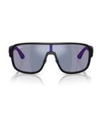 RB2229 Sunglasses - Matte Black/Dark Blue Mirror Violet - Ray-Ban