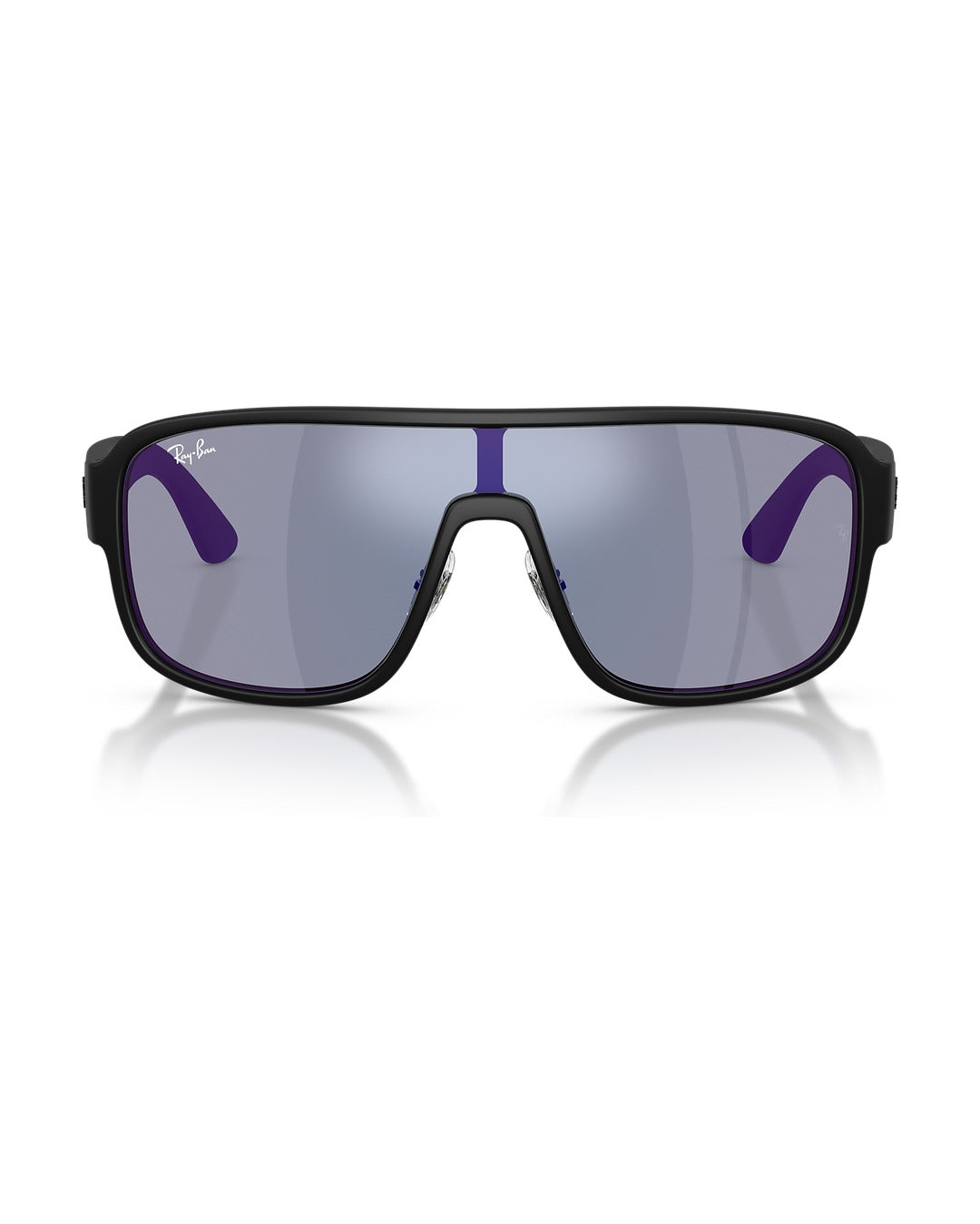 RB2229 Sunglasses - Matte Black/Dark Blue Mirror Violet - Ray-Ban