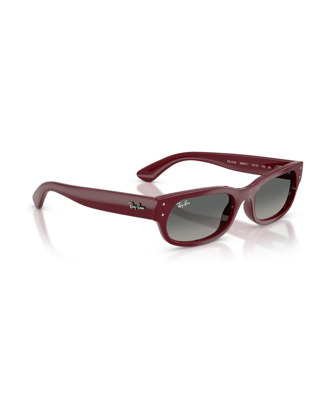 RB2236 Sunglasses - Bordeaux/Light Grey Gradient Dark Grey - Ray-Ban