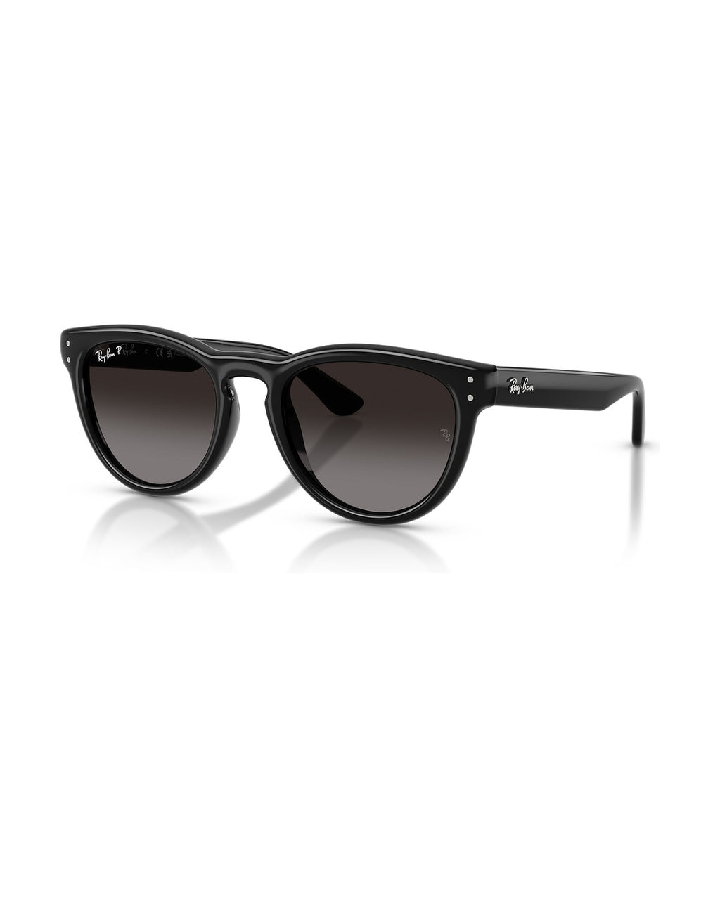 RB2237 Sunglasses - Black/Polarized Light Grey Gradient Grey - Ray-Ban