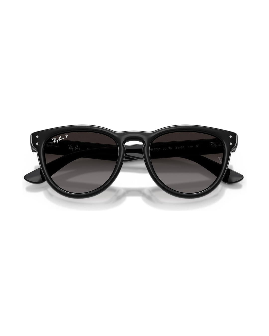 RB2237 Sunglasses - Black/Polarized Light Grey Gradient Grey - Ray-Ban