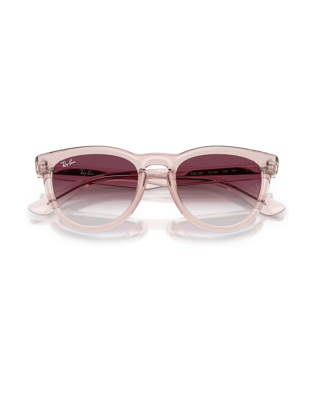 RB2237 Sunglasses - Transparent Pink/Clear Gradient Dark Violet - Ray-Ban