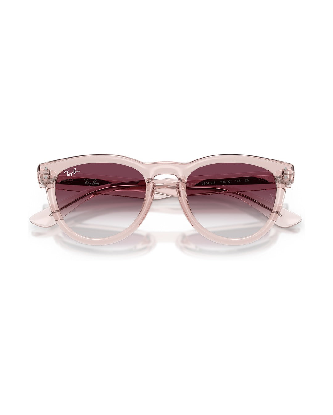 RB2237 Sunglasses - Transparent Pink/Clear Gradient Dark Violet - Ray-Ban