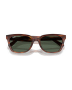 RB2243D Sunglasses - Striped Havana/Dark Green - Ray-Ban