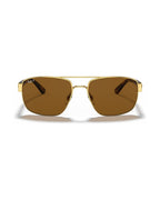 RB3663 Sunglasses - Arista Gold/Brown Polarized - Ray-Ban