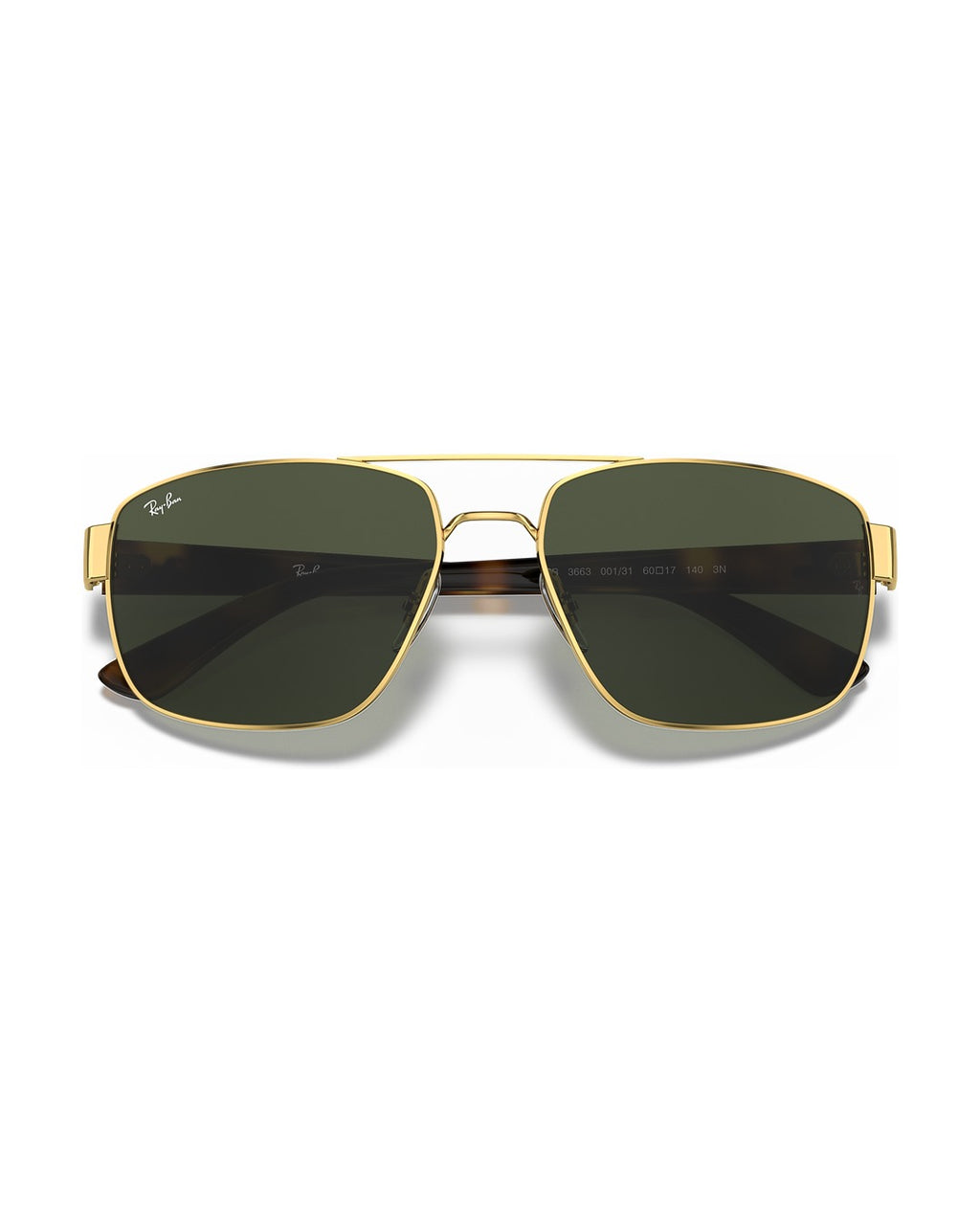 RB3663 Sunglasses - Arista Gold/G-15 Green - Ray-Ban