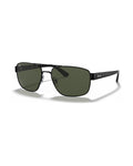 RB3663 Sunglasses - Black/G-15 Green - Ray-Ban