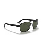 RB3663 Sunglasses - Black/G-15 Green - Ray-Ban