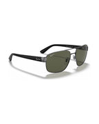 RB3663 Sunglasses - Gunmetal/G-15 Green Polarised - Ray-Ban