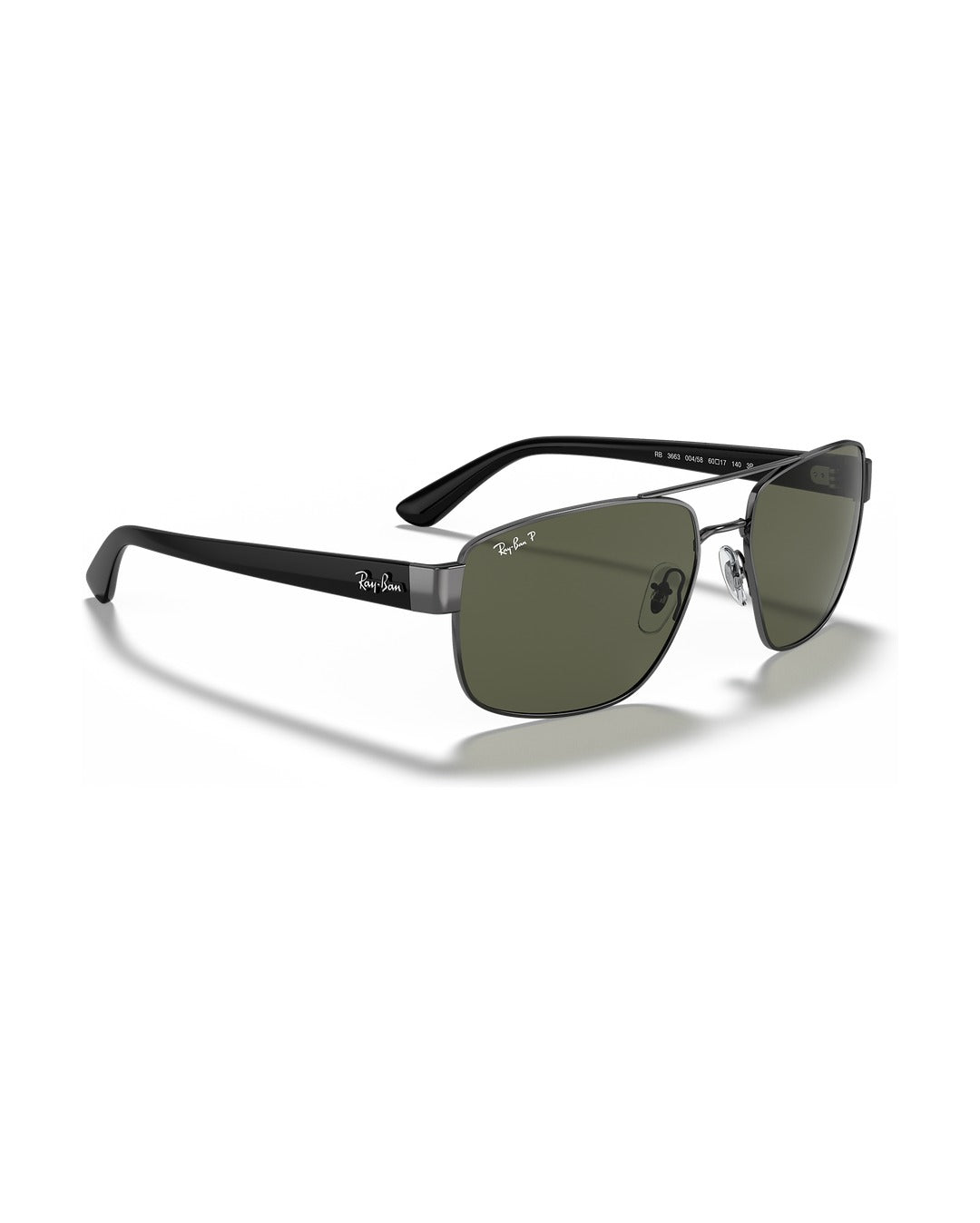 RB3663 Sunglasses - Gunmetal/G-15 Green Polarised - Ray-Ban