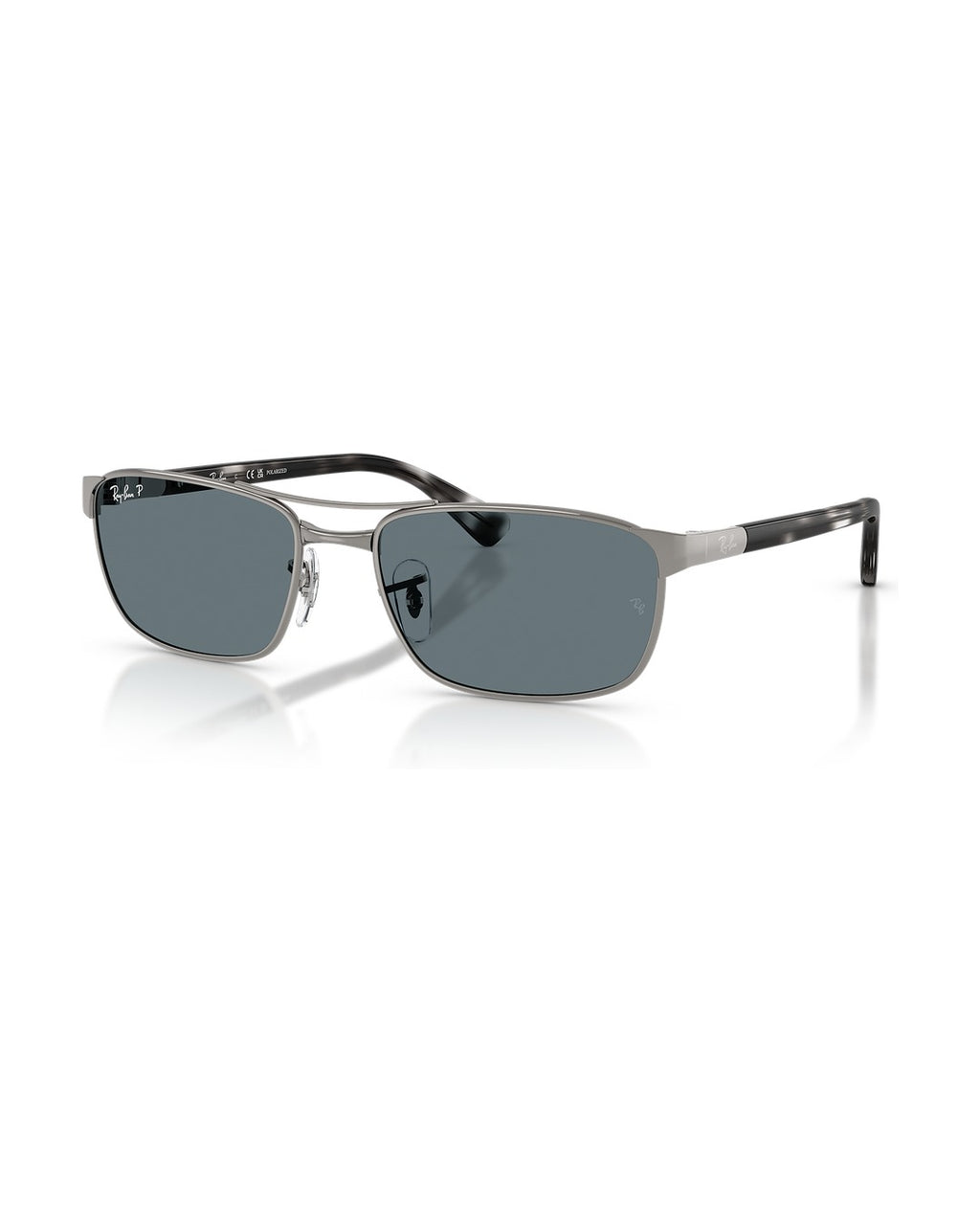 RB3778 Sunglasses - Gunmetal/Dark Blue Polarized - Ray-Ban
