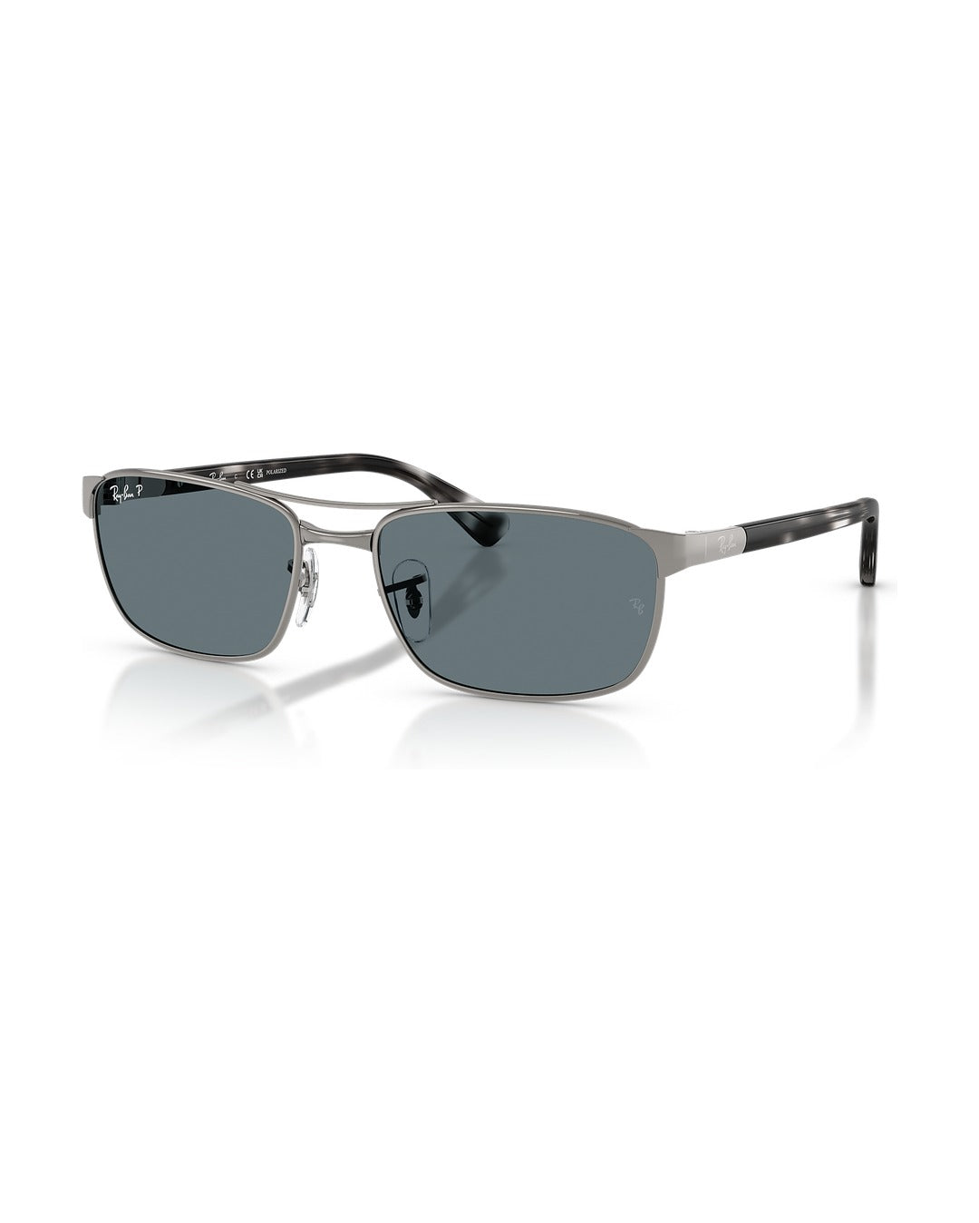 RB3778 Sunglasses - Gunmetal/Dark Blue Polarized - Ray-Ban