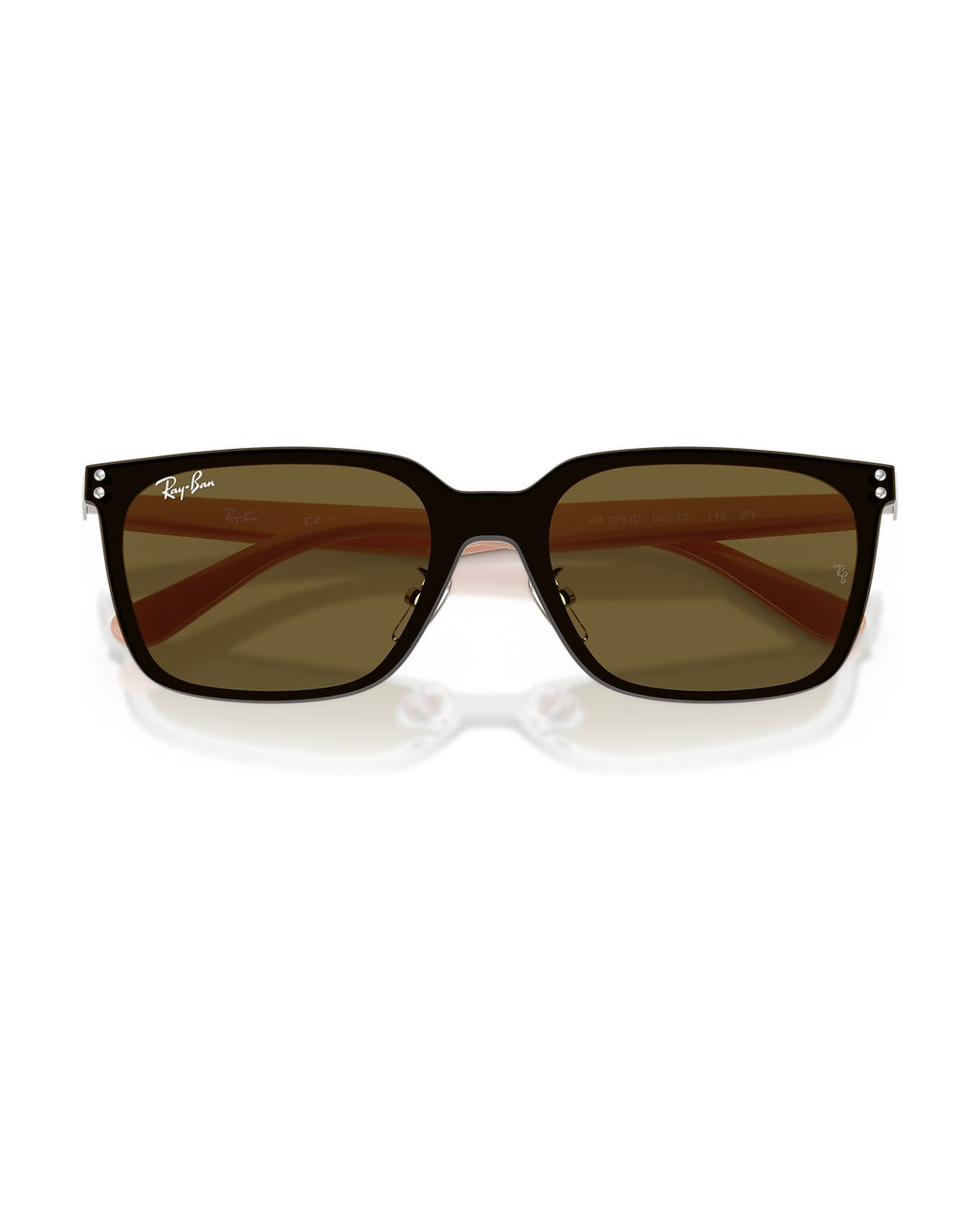 RB3784D Sunglasses - Silver/Dark Brown - Ray-Ban