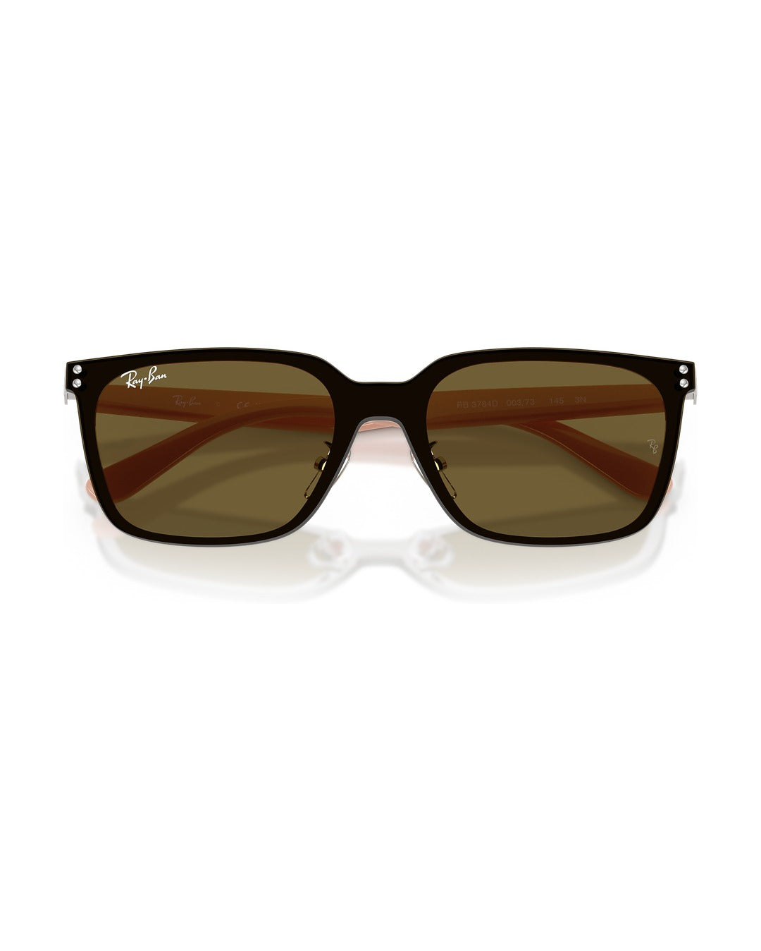 RB3784D Sunglasses - Silver/Dark Brown - Ray-Ban