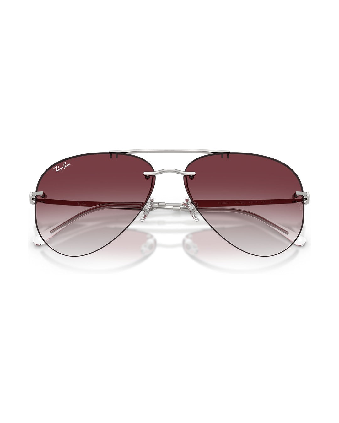 RB3791 Sunglasses - Silver/Clear Gradient Dark Violet - Ray-Ban